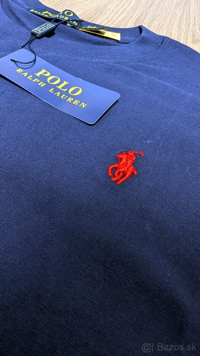 Pollo Ralph Lauren Modré Tričko - 3