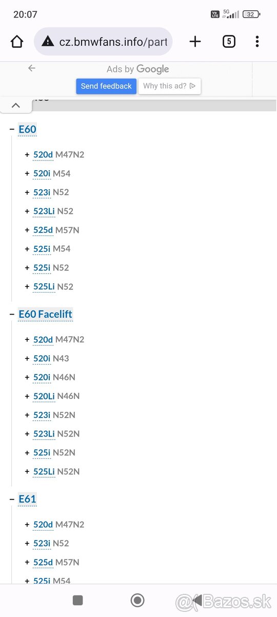 Predné brzdice BMW E60/61 - 3