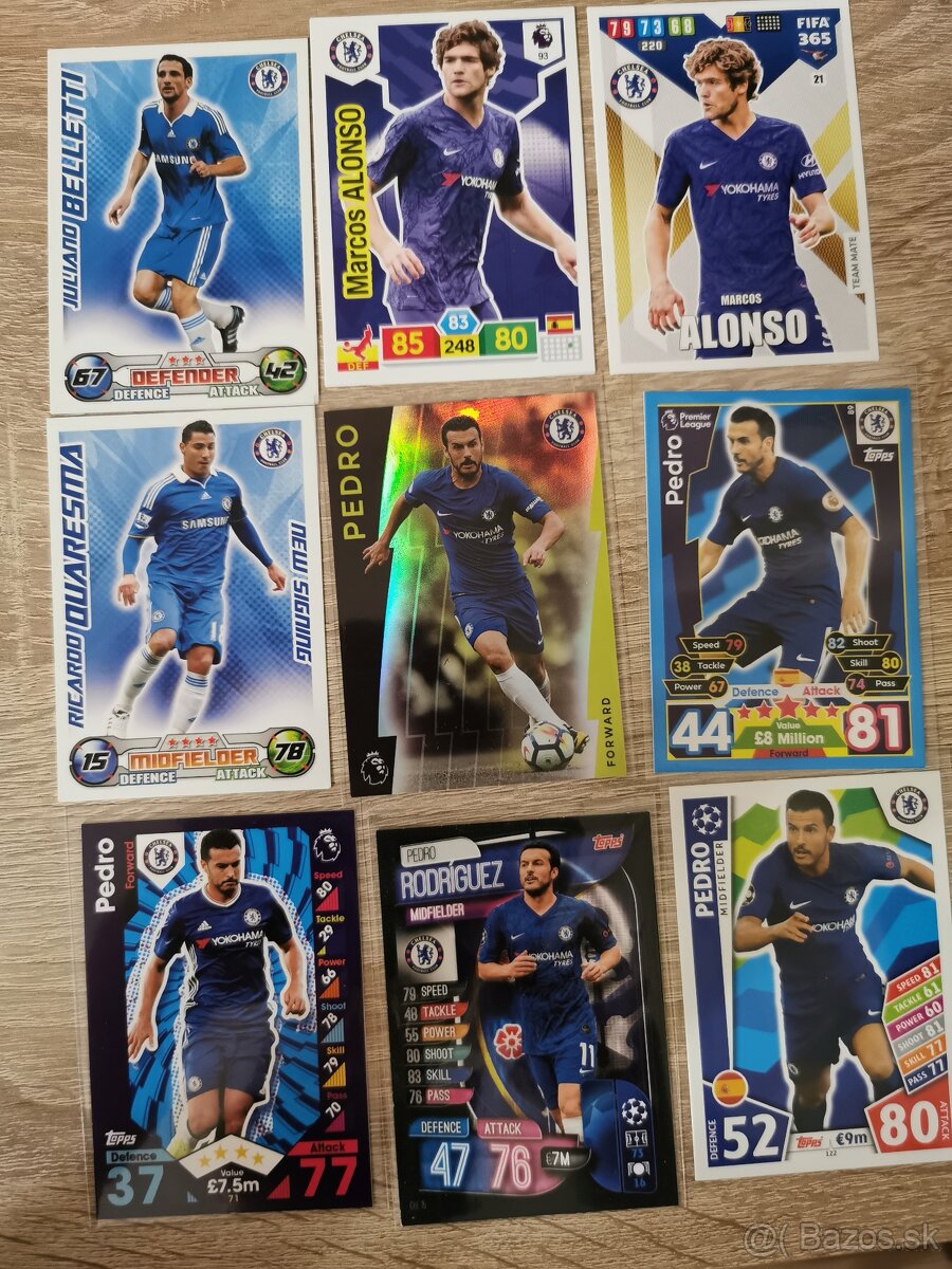 FC Chelsea - futbalové kartičky - 3