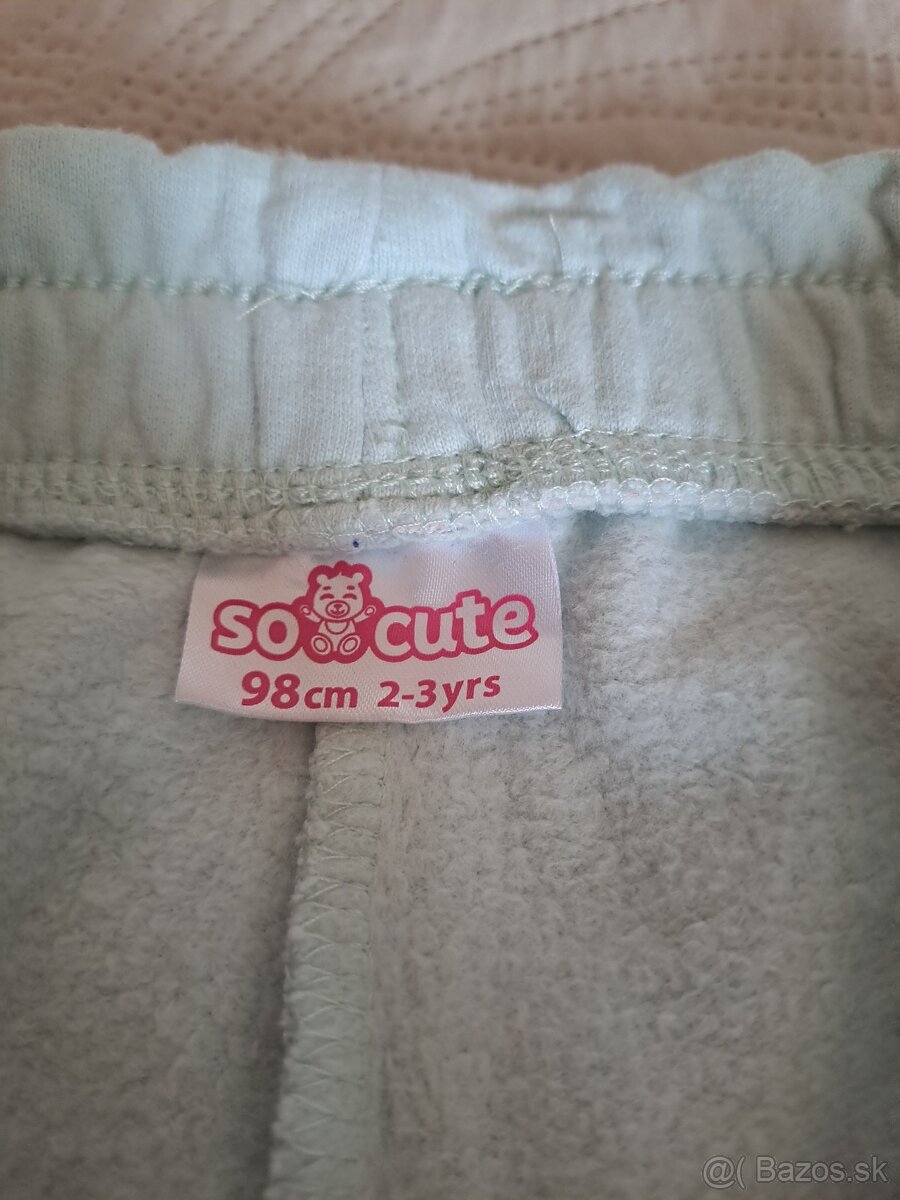 Bavlnené tepláky veľkosť 98 - 3