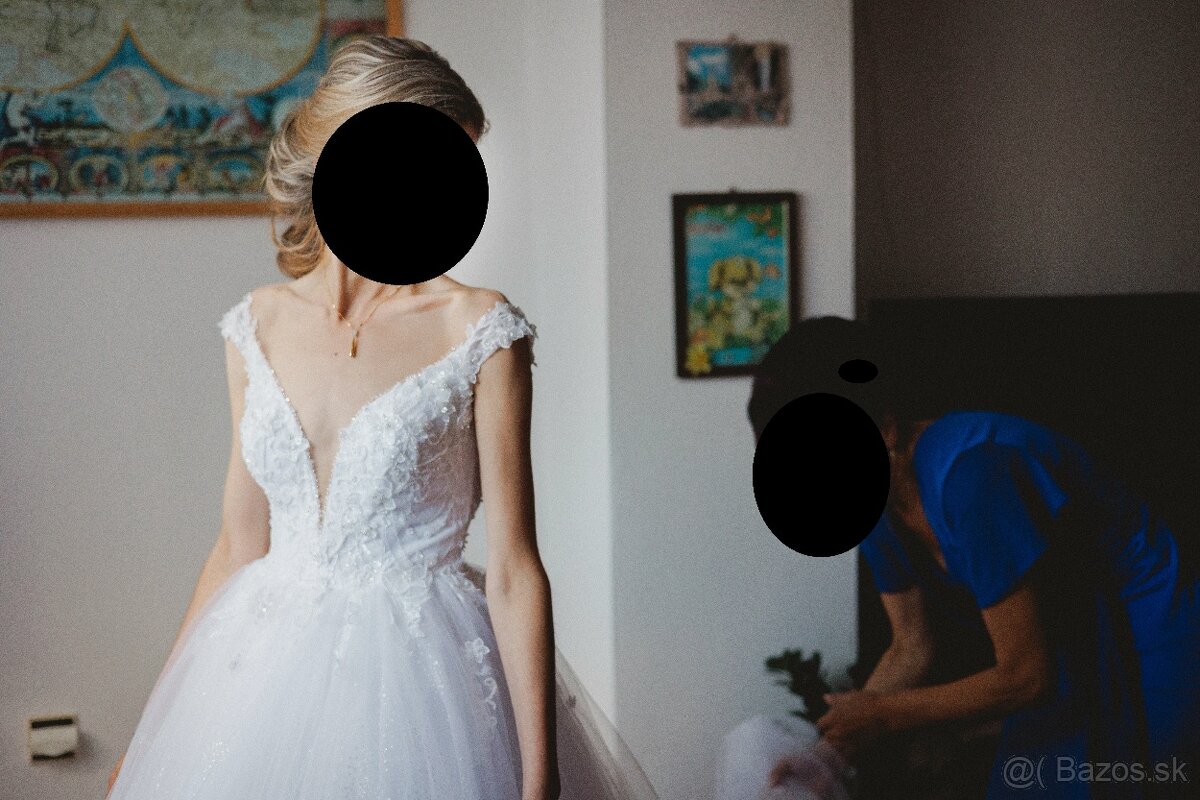 predám svadobné šaty IRIAN SAM- princeznovský štýl - 3