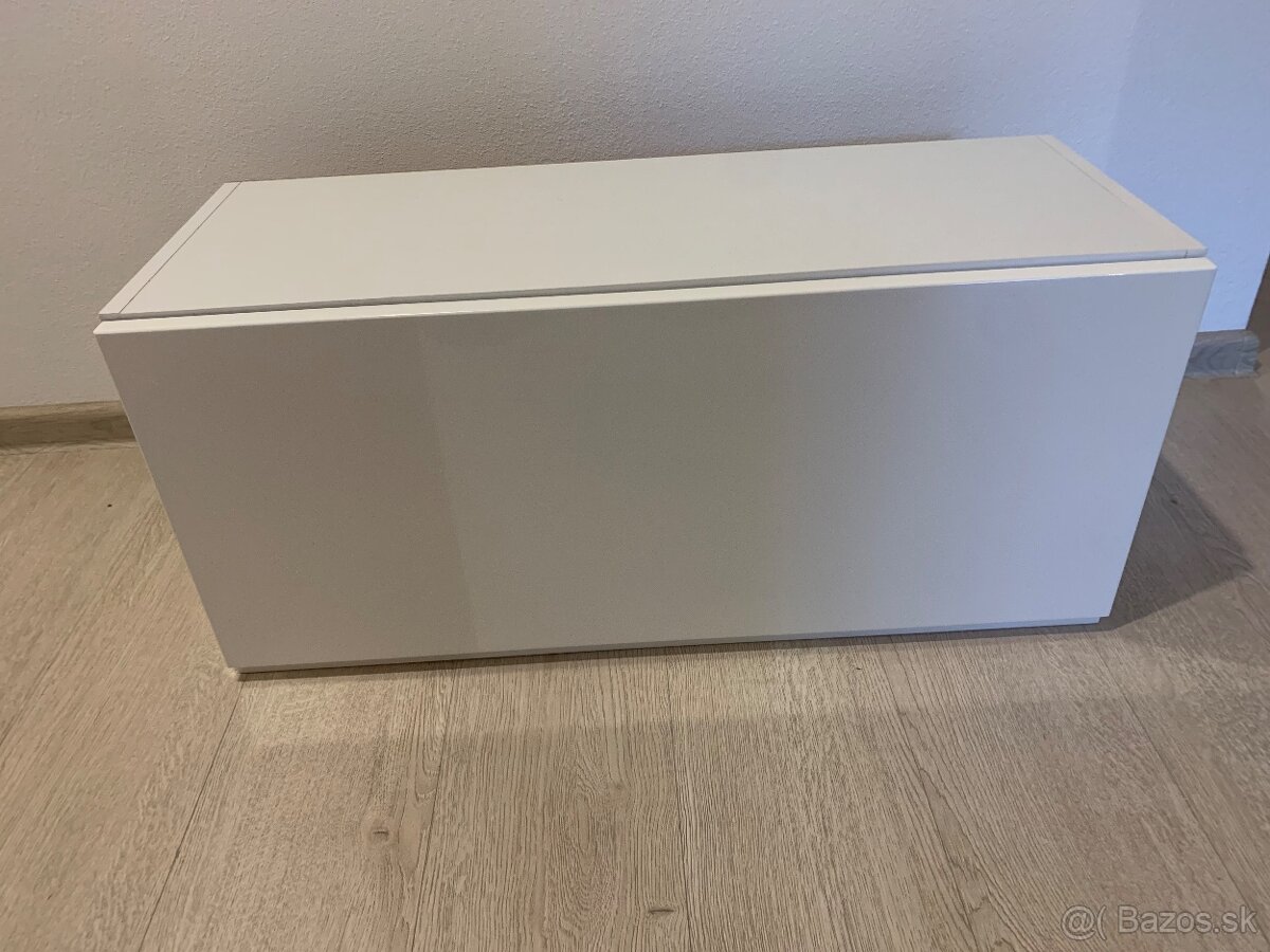 Horná kuchynská skrinka G80K Aurellia (biela + biely lesk) - 3