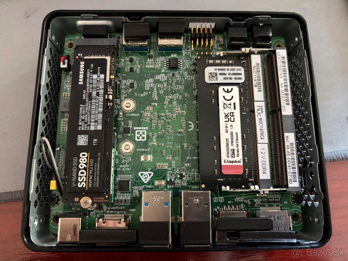 Intel NUC 11 Essential Kit Celeron N5105(4c) + 16GB + 1TB M2 - 3