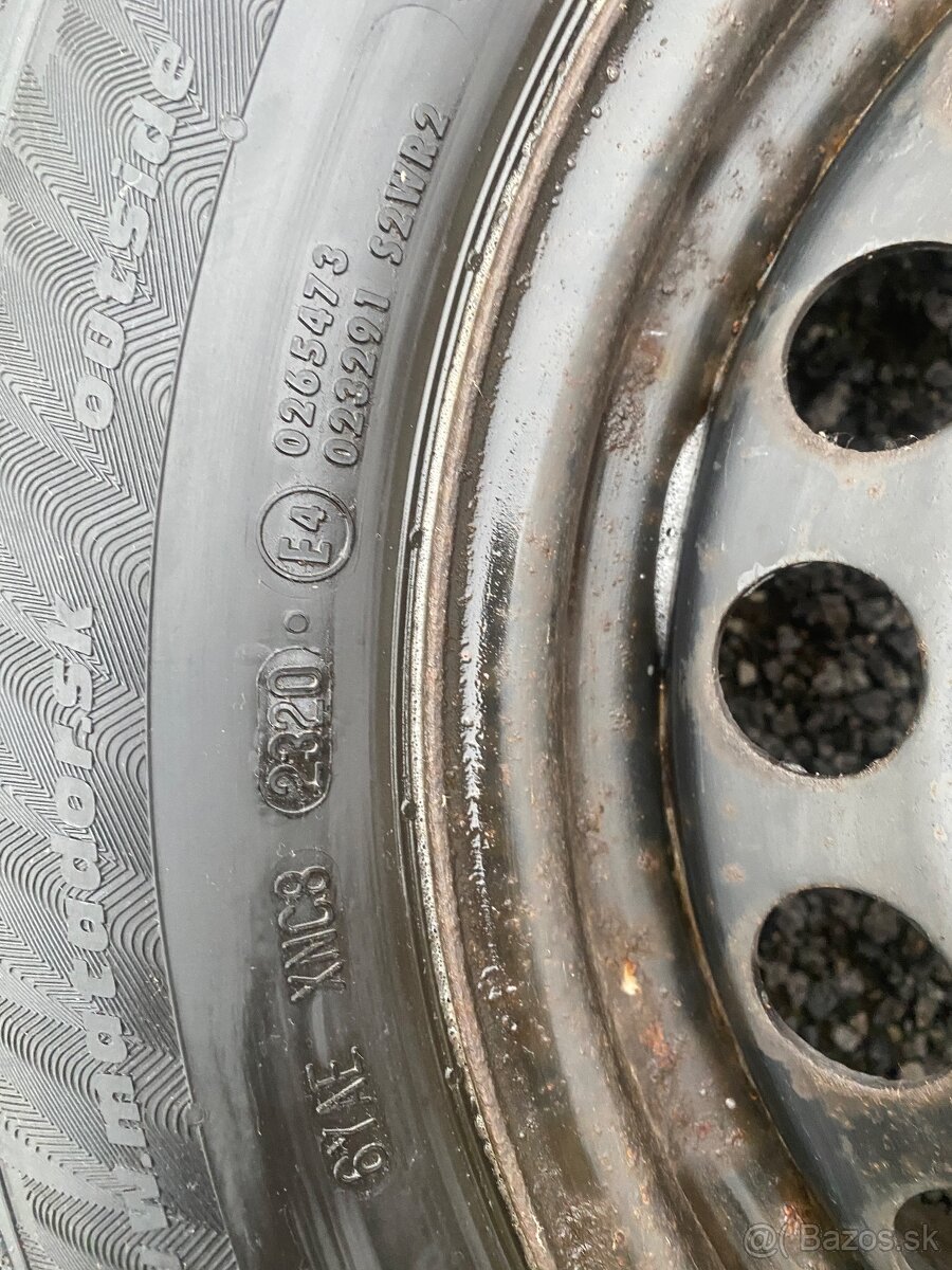 Matador Nordica 195/65R15 na plechovych diskoch 5x112 - 3