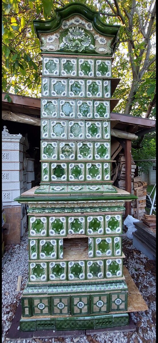 Kachlova pec starožitná - 3