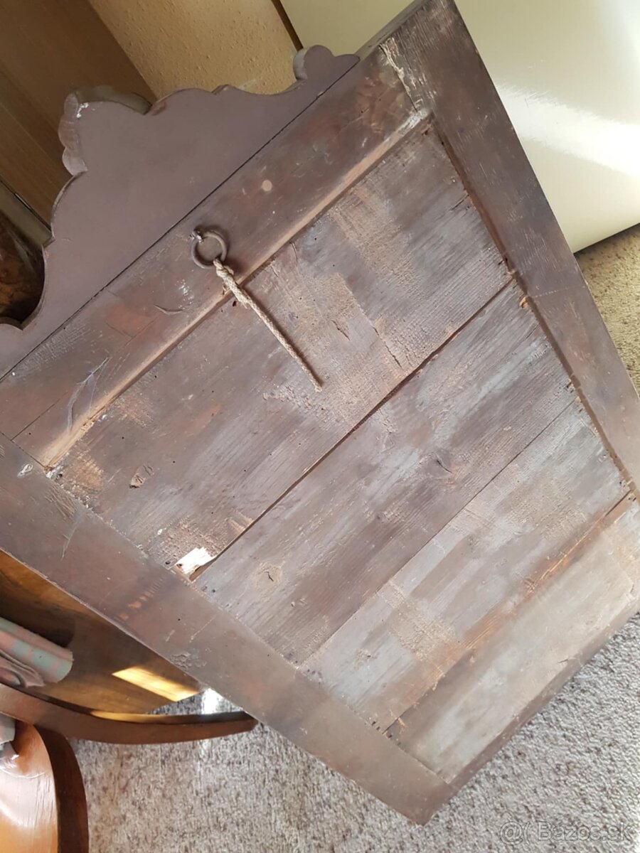 Starozitne drevene zrkadlo - 3