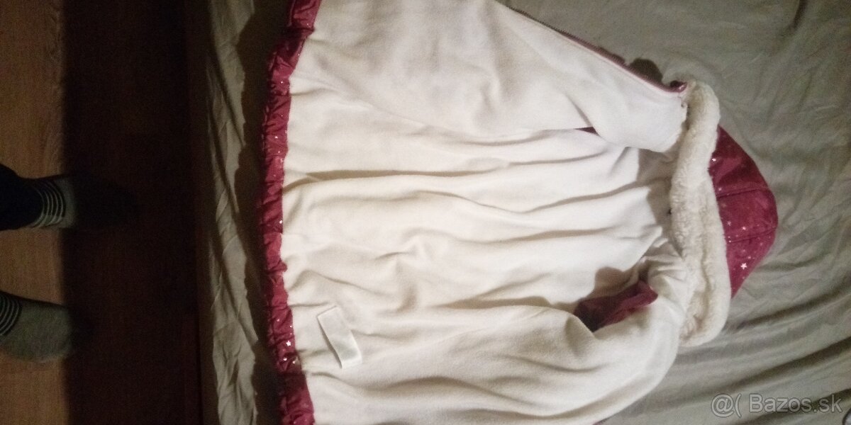 Zimna dievčenská bunda 134 - 3