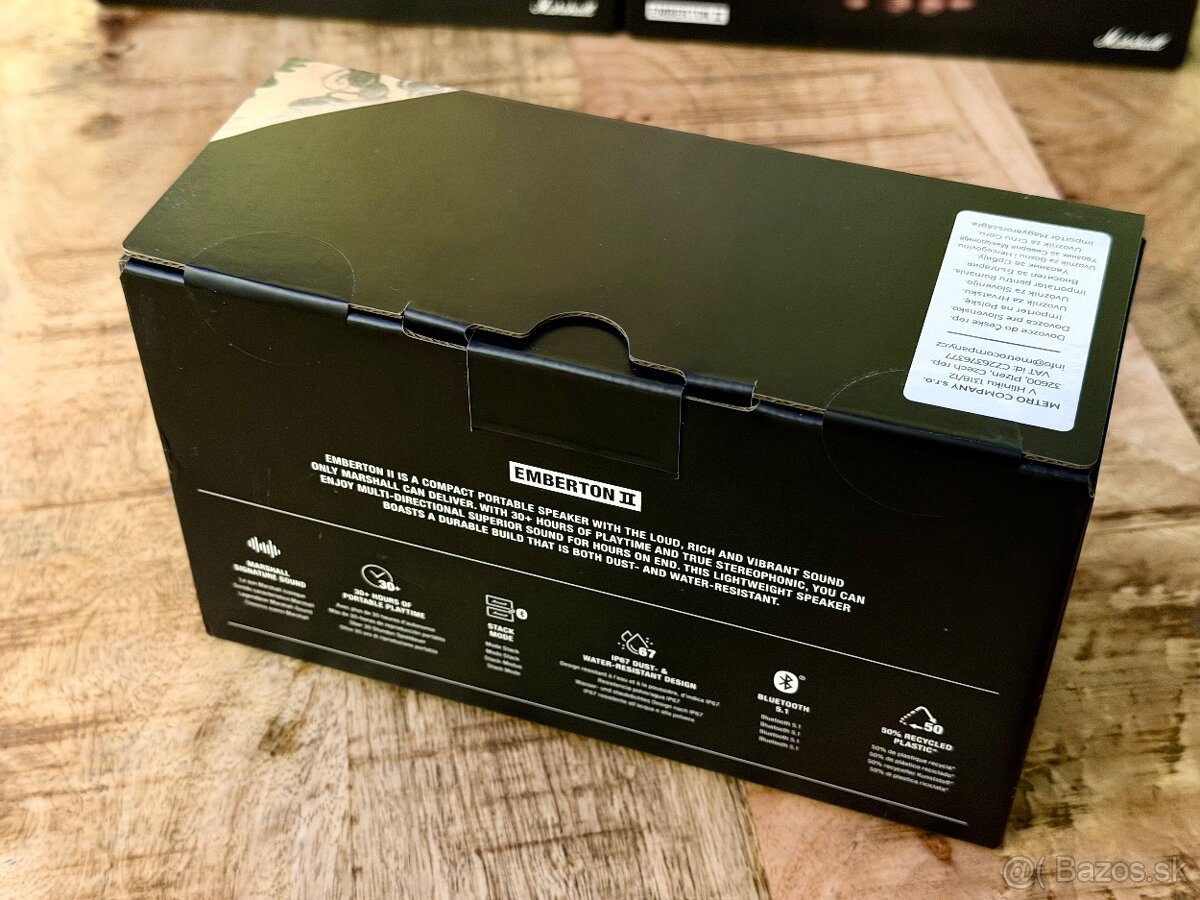 Marshall Emberton II – nový, zapečatený - 3