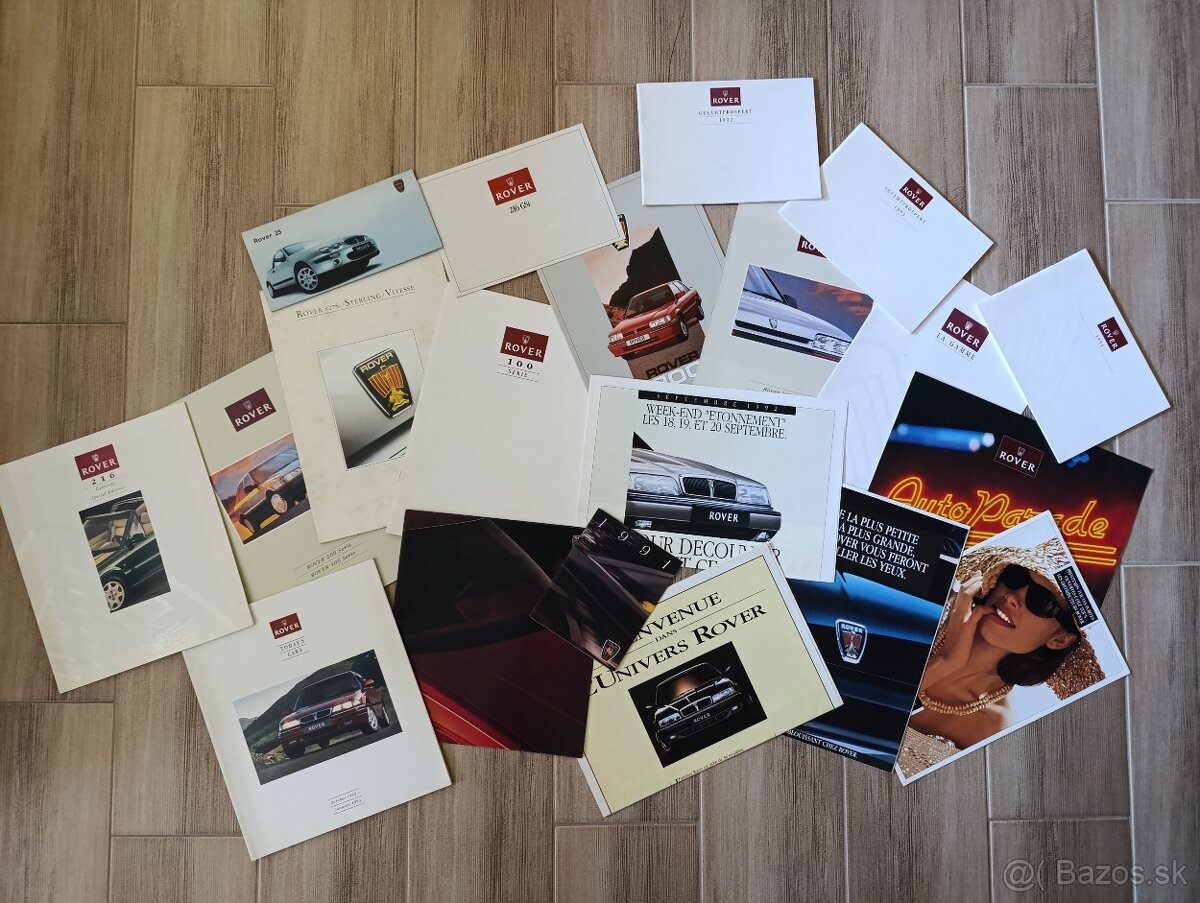 Prospekty Rover, Triumph, TVR, Lotus - od 50. let. - 3