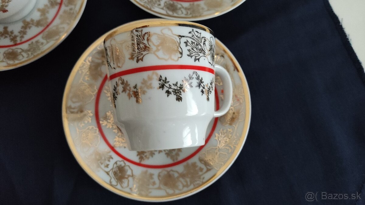 Kávová súprava, Epiag pozlátená - 3