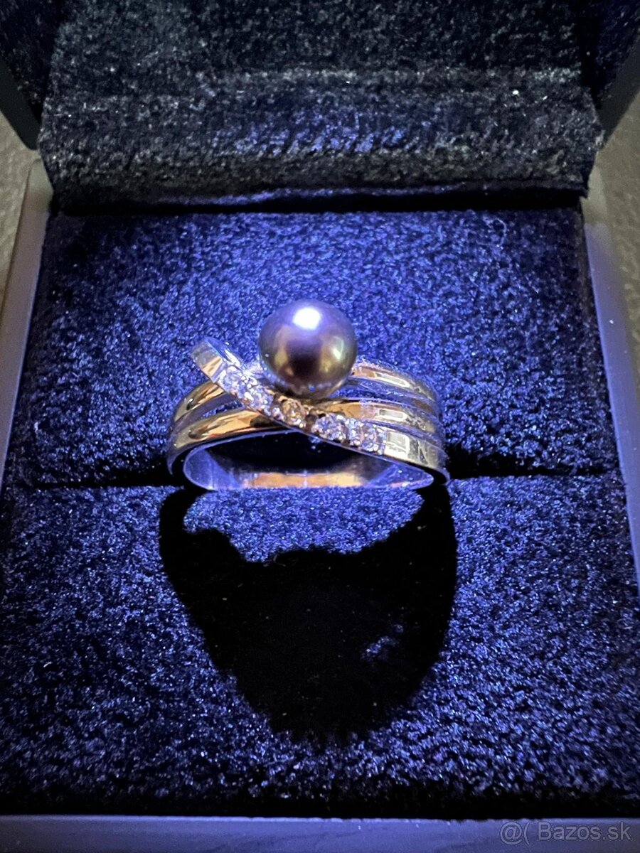 Zlatý dámsky prsteň - prstienky - 3