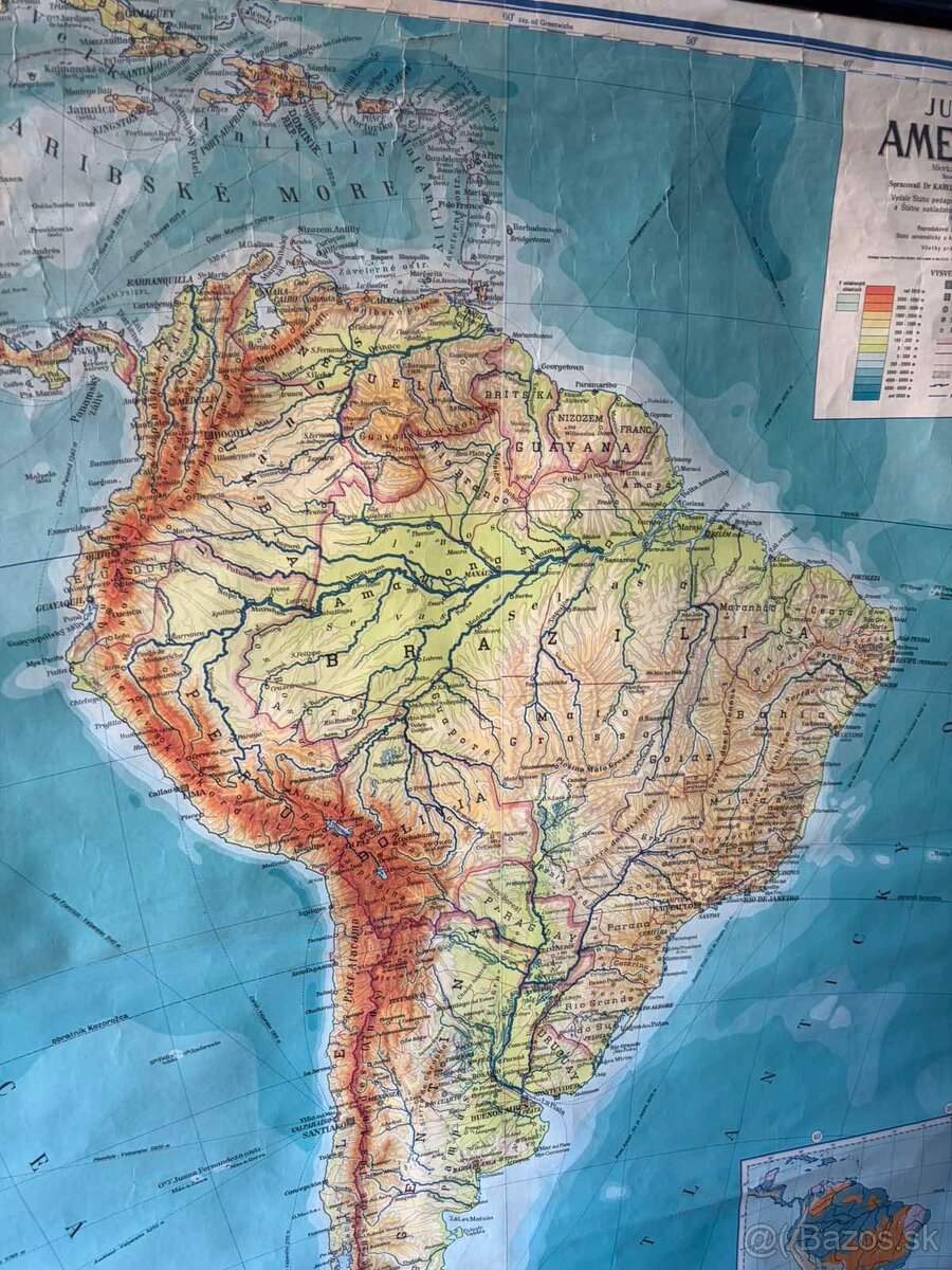 Staré školské mapy - 3