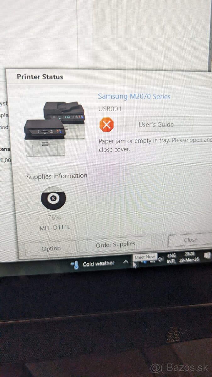 Predam Samsung SL-M2070W čb - 3