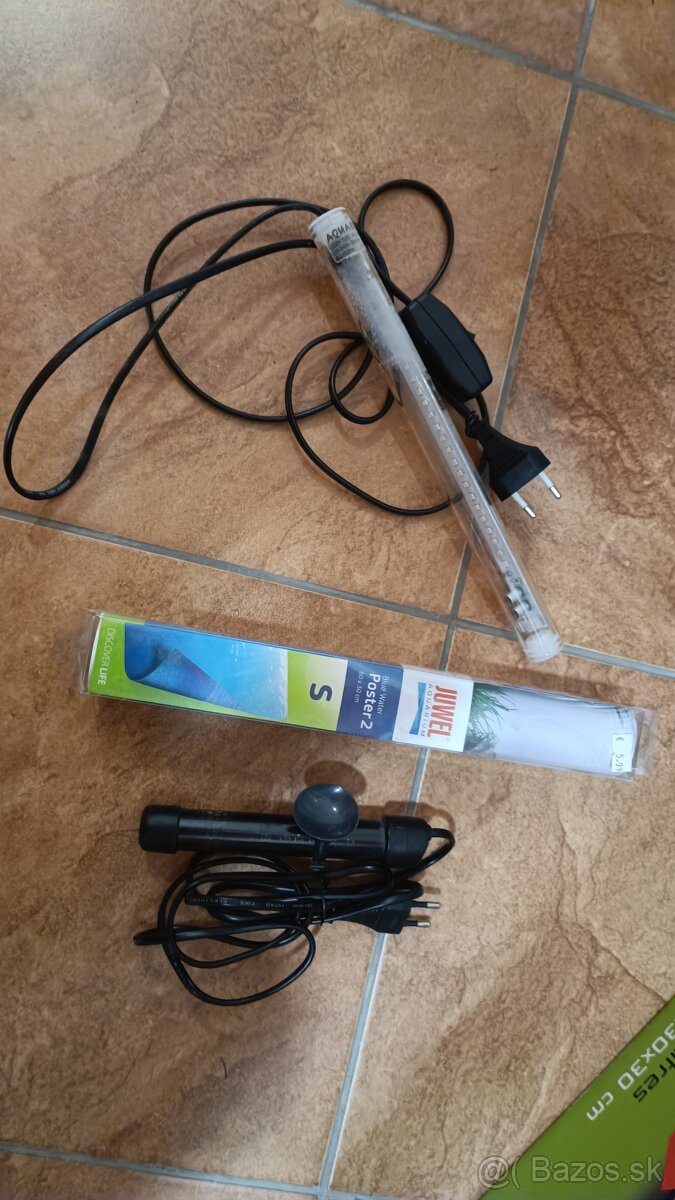 AQUAEL Akvarium set LEDDY LED DN 60x30x30cm, 54l čierne - 3