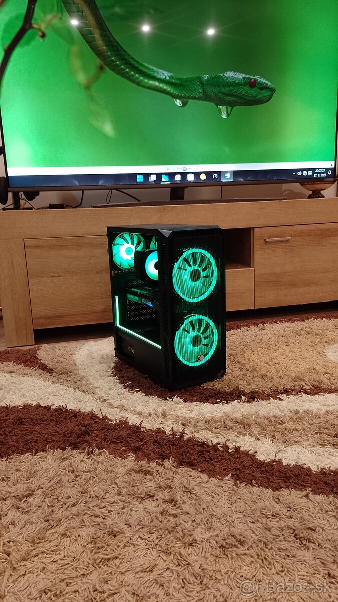 Herný výkonný PC s RTX 3070+R5+32GB RAM+NVMe+Win11 PRO - 3