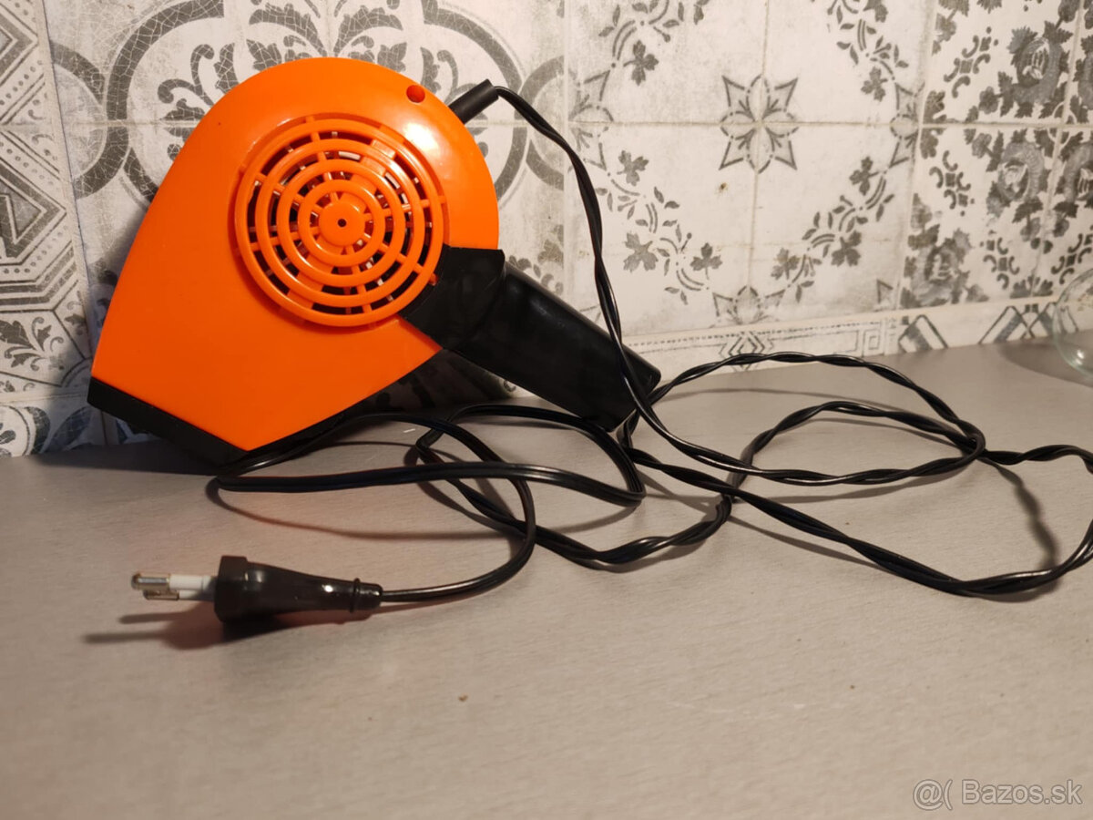 retro oranžový fén - 3