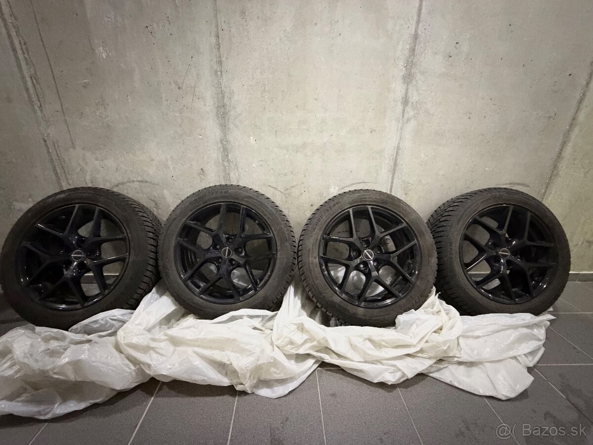 Disky Borbet Y 17 + zimne pneu Good year - 3