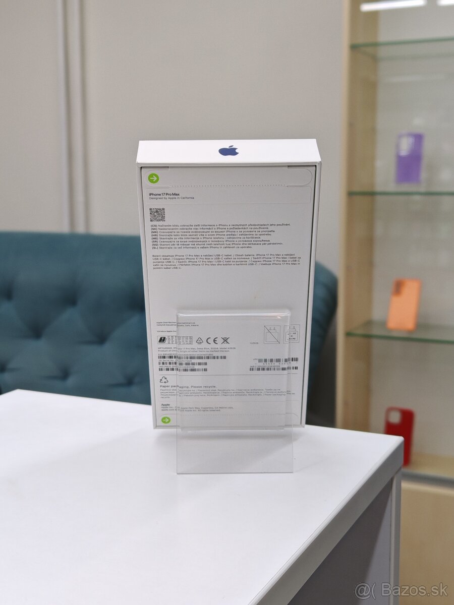 📱 iPhone 17 Pro Max 512GB Blue | Úplne nový, plná 2R záruka - 3