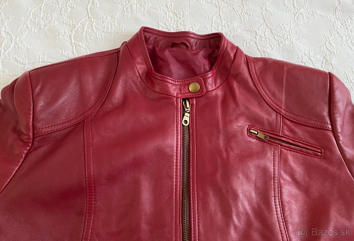 Dámska koženná bunda - nová XXL - 3