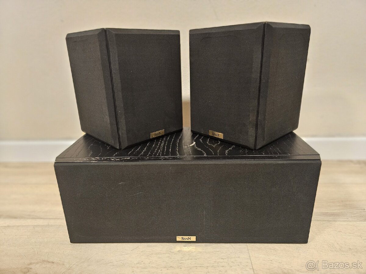 SHAN reproduktory, 1ks centrálny a 2ks zadné repro surround - 3