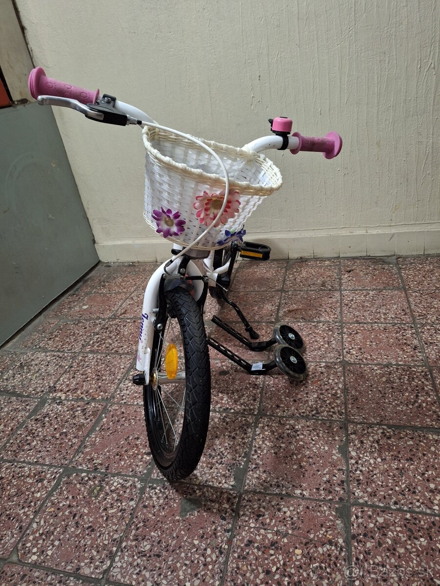 Predám detský bicykel 16kola Ctm biely - 3