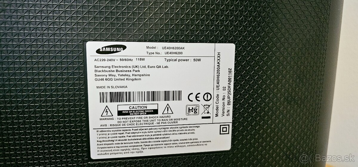 Samsung UE40H6200AK - 3