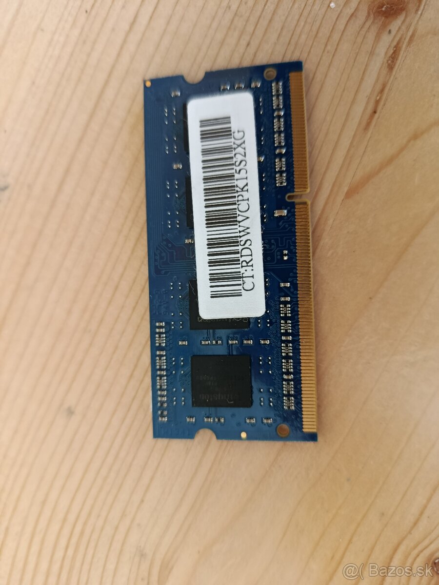 SO-DIMM RAM pamäte 4GB DDR3 a DDR4 - 3