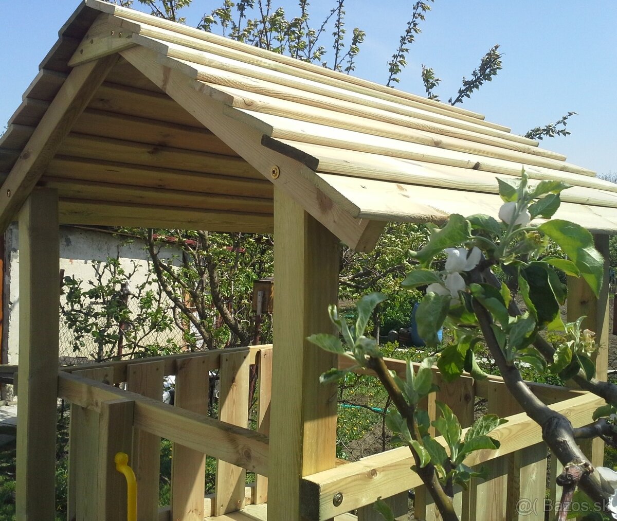 Detský domček, šmyklavka, hojdačka, pieskovisko - 3