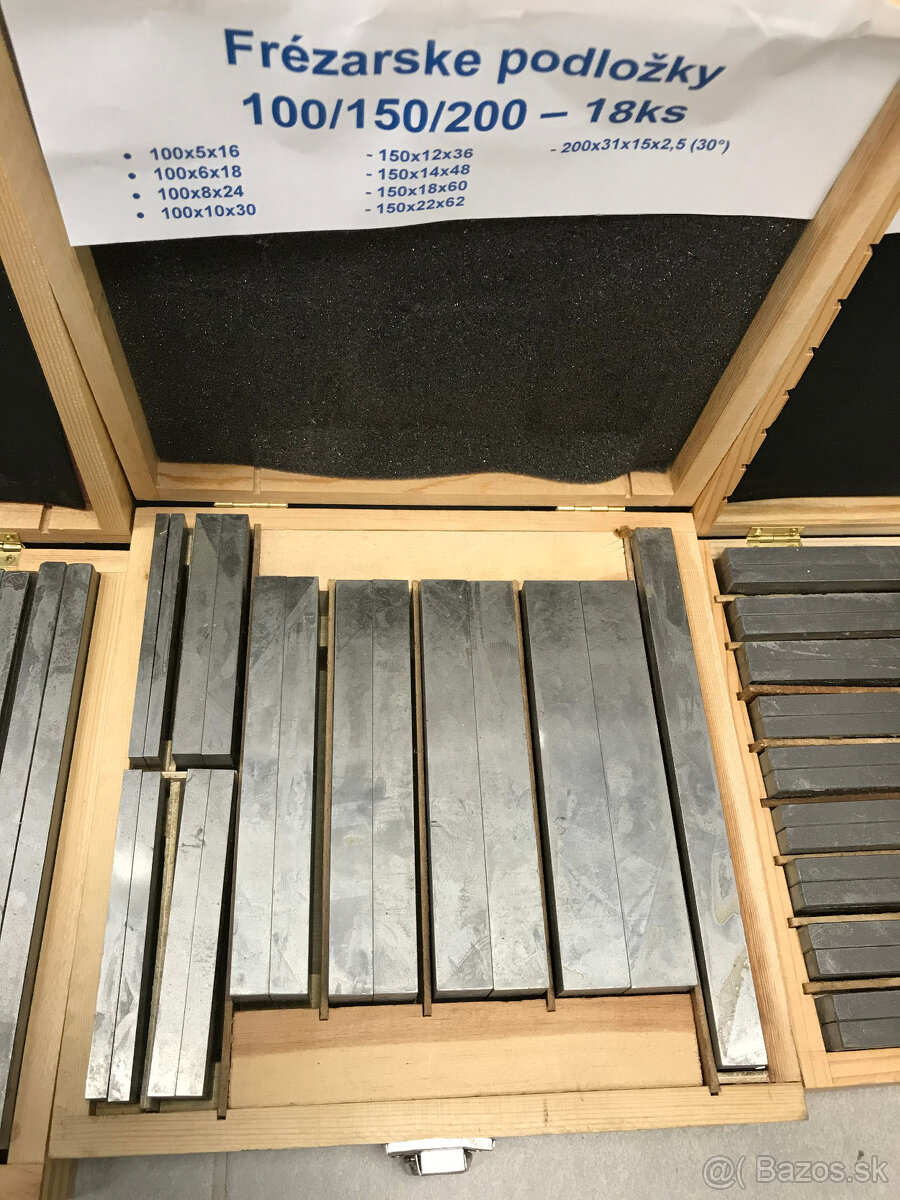 Predám sady frézarských podložiek - 3
