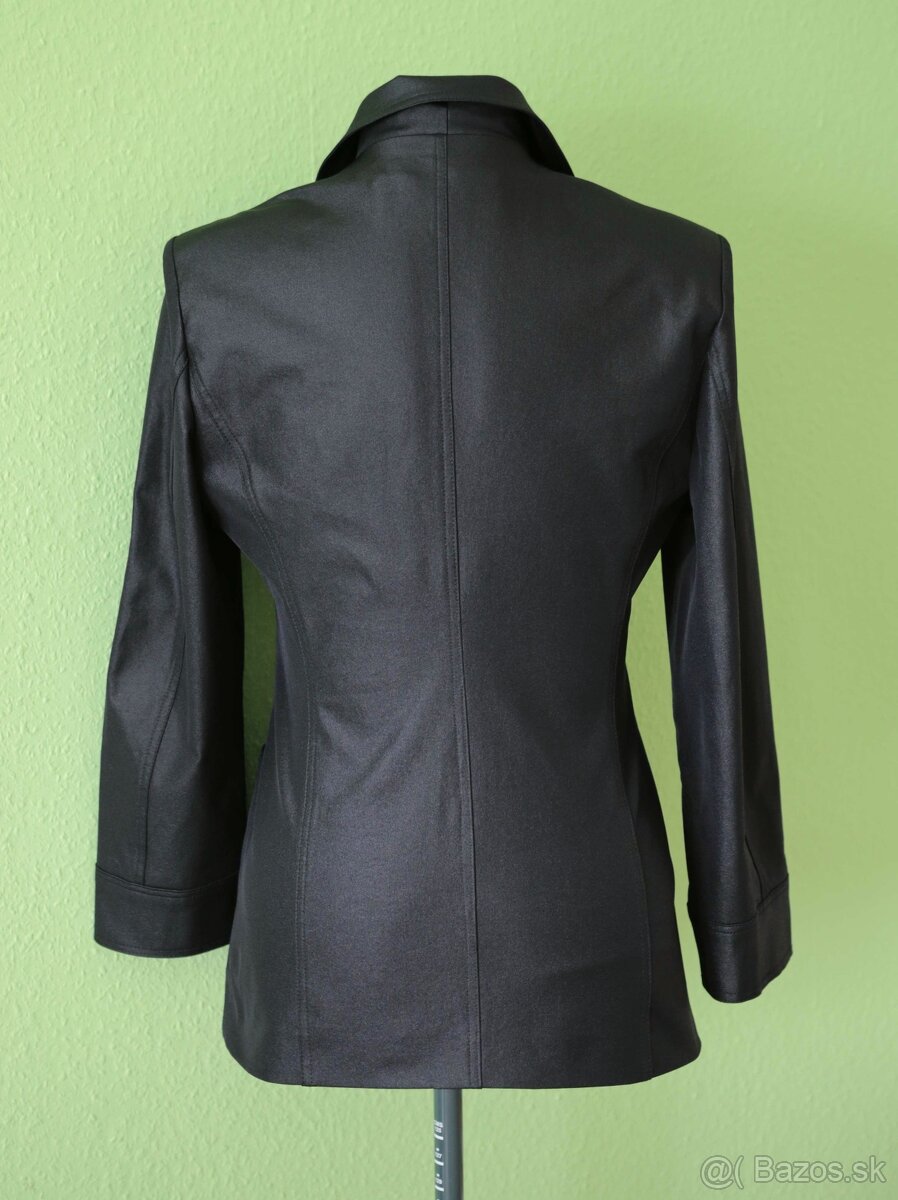 Nový čierny kabátik - sako veľ.40 - 3