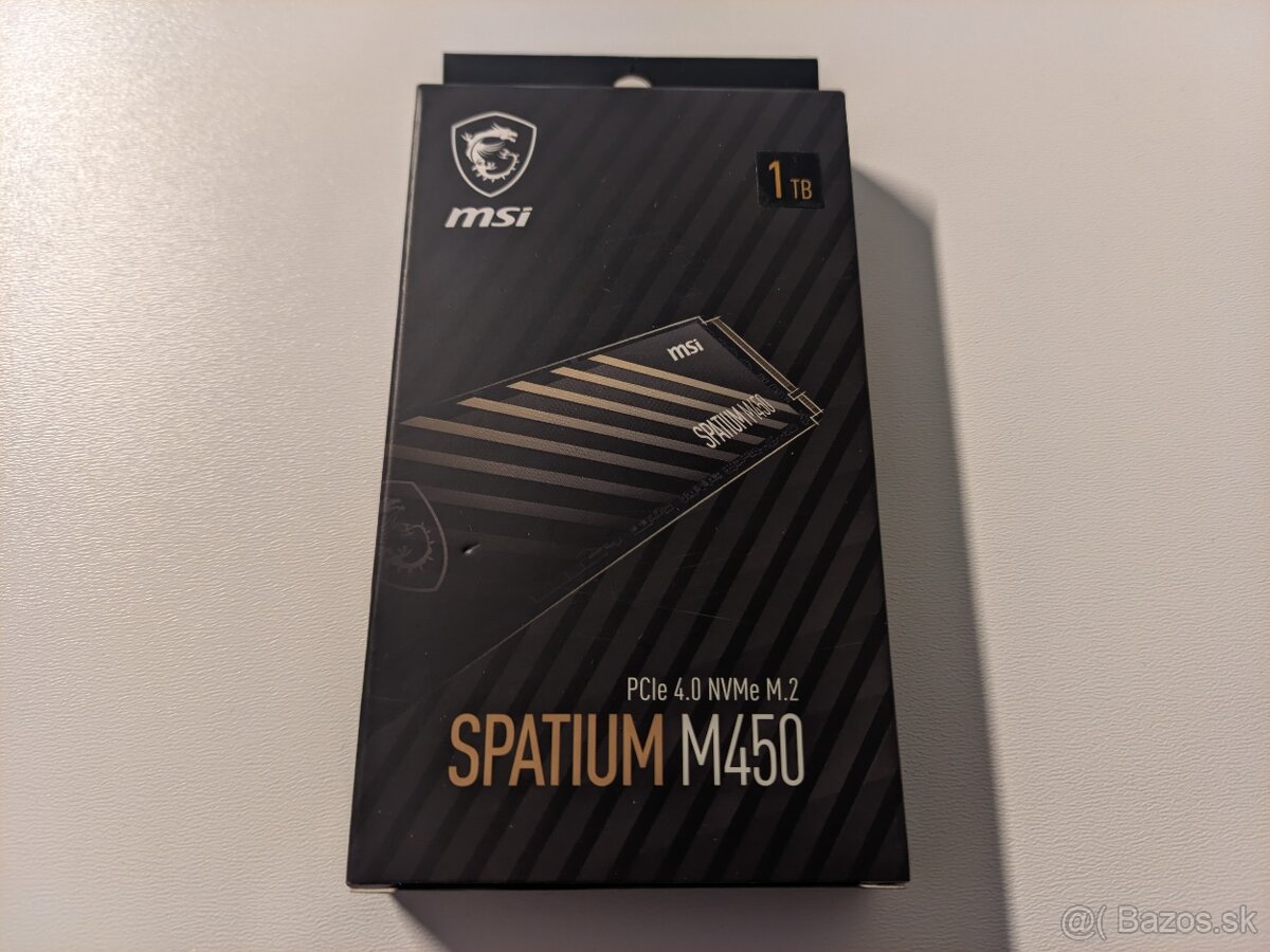 MSI SPATIUM M450 1TB, M.2 2280, NVMe v záruke - 3
