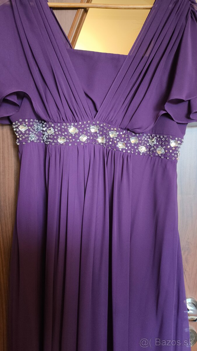 Spoločenské šaty fialové - 3