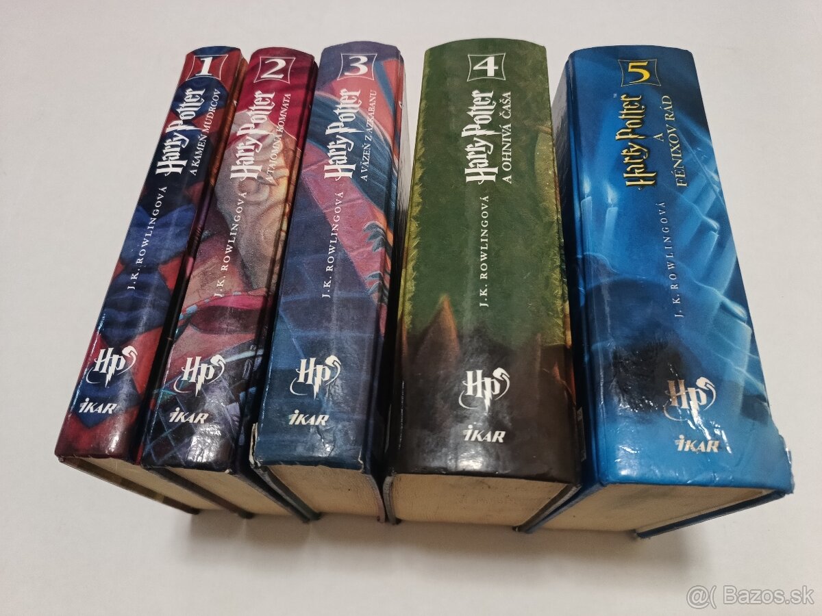 Harry Potter 1-5, prvé vydanie 2000-2003 - 3