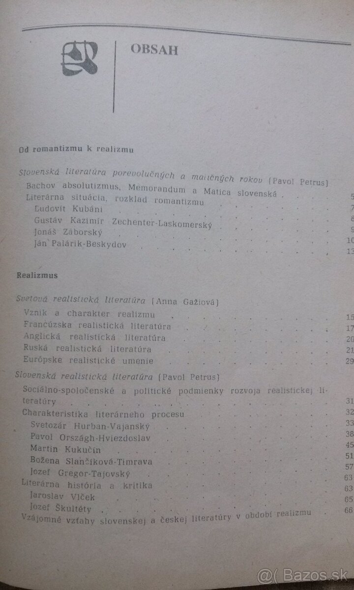 Literatúra pre stredné školy - 3