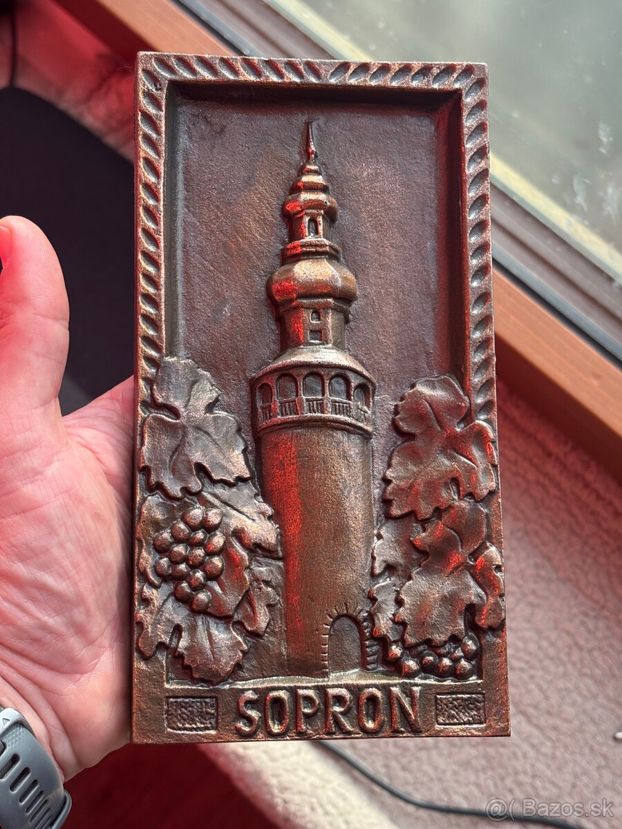Plaketa mesta Šoproň - 3