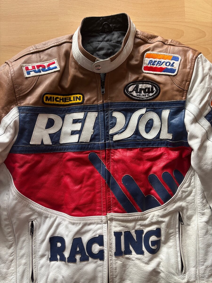Kožená moto bunda Honda Repsol - 3