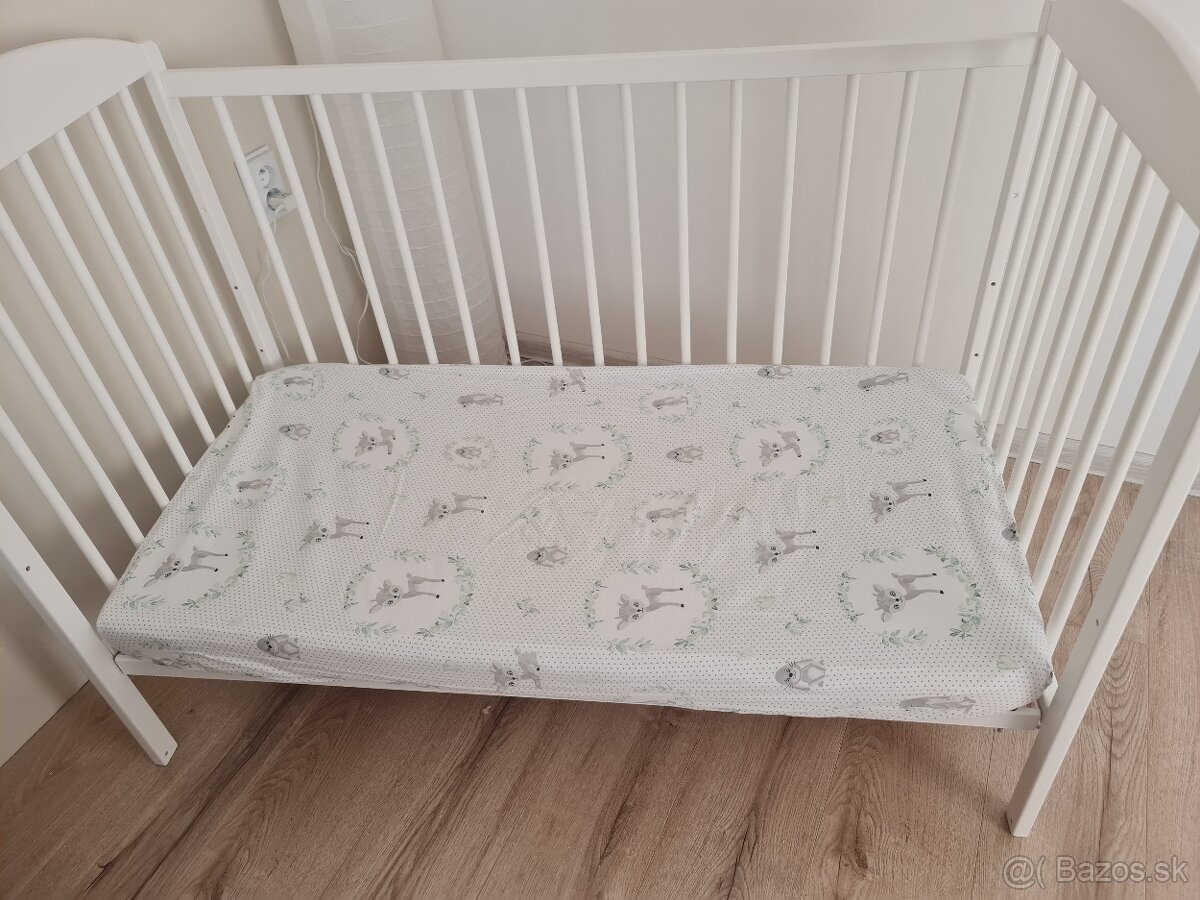 Detská postieľka so sťahovacím bokom a nadstavením výšok - 3