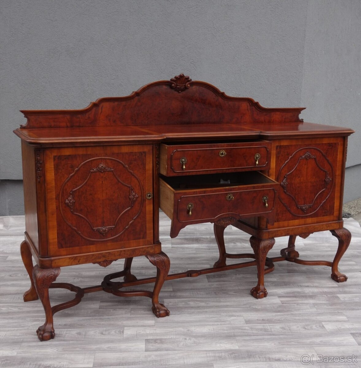 Komoda starožitná vyrezávaná. - 3