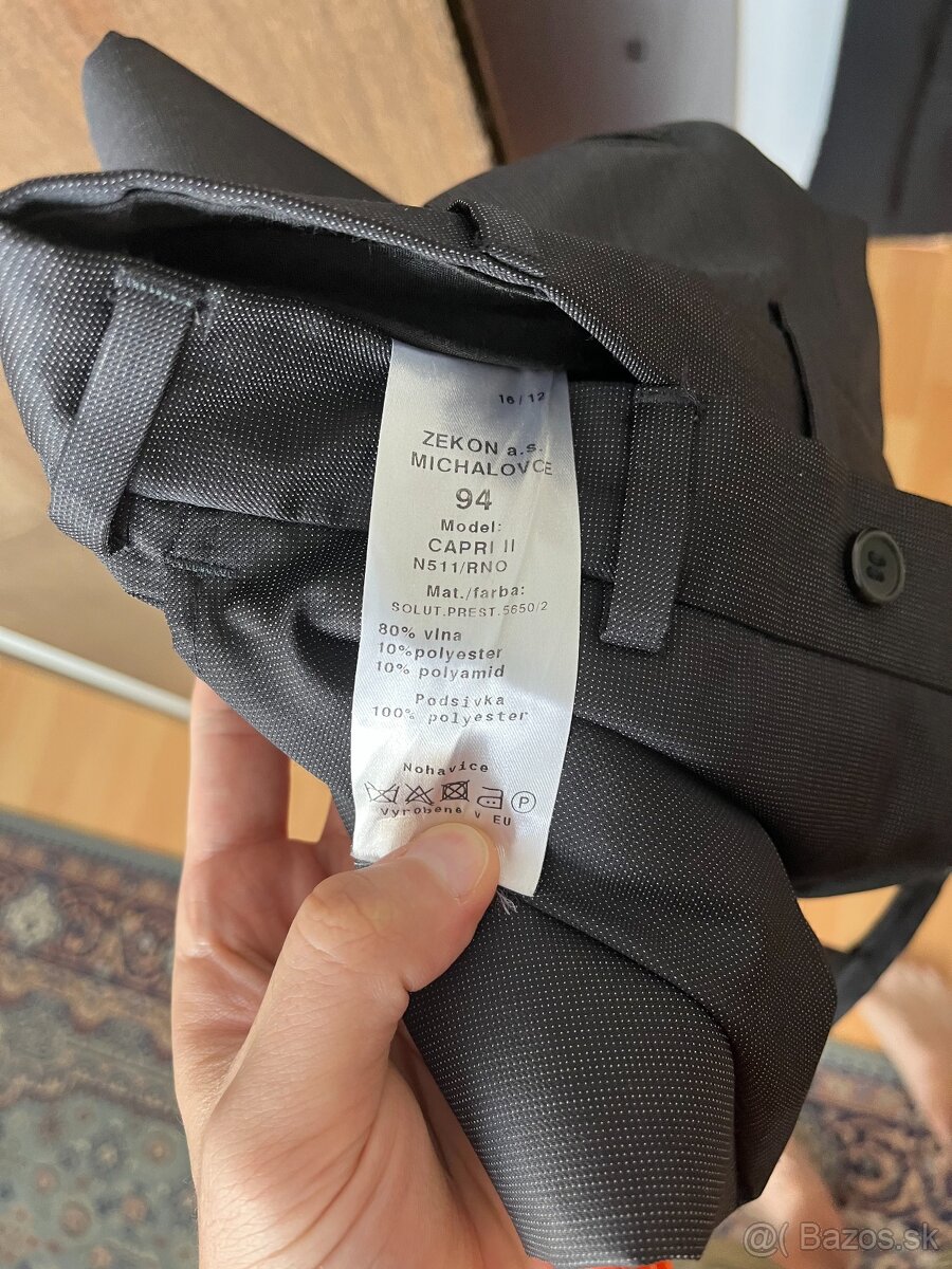 Sivý oblek Zekon - 3