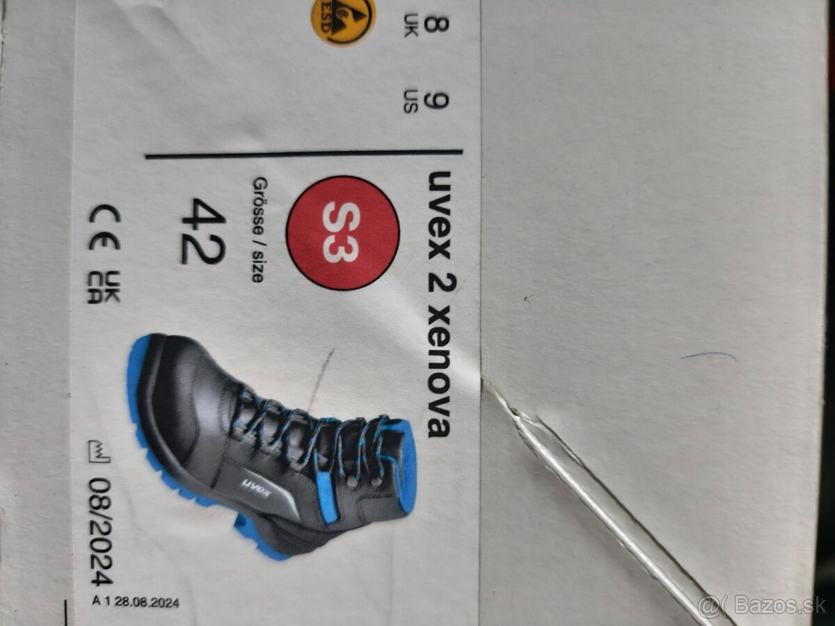 UVEX pracovná obuv S3 - 3