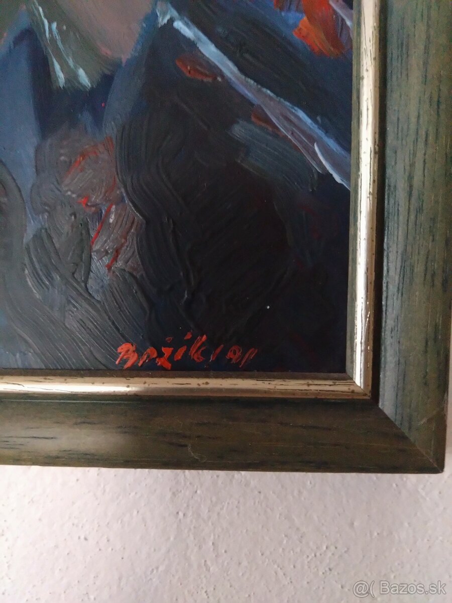 Obraz 35x45cm, signovaný - 3