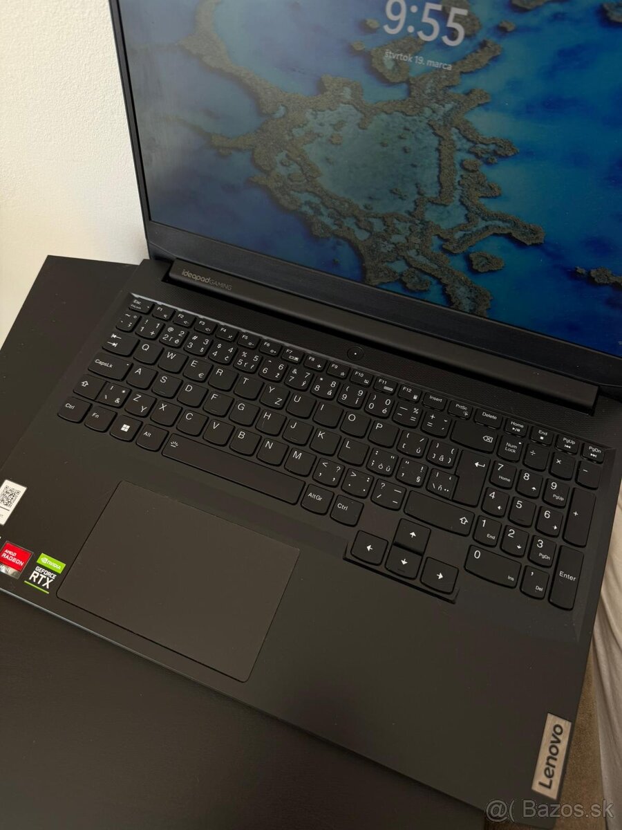 Predám herný notebook Lenovo IdeaPad Gaming 3 - 3