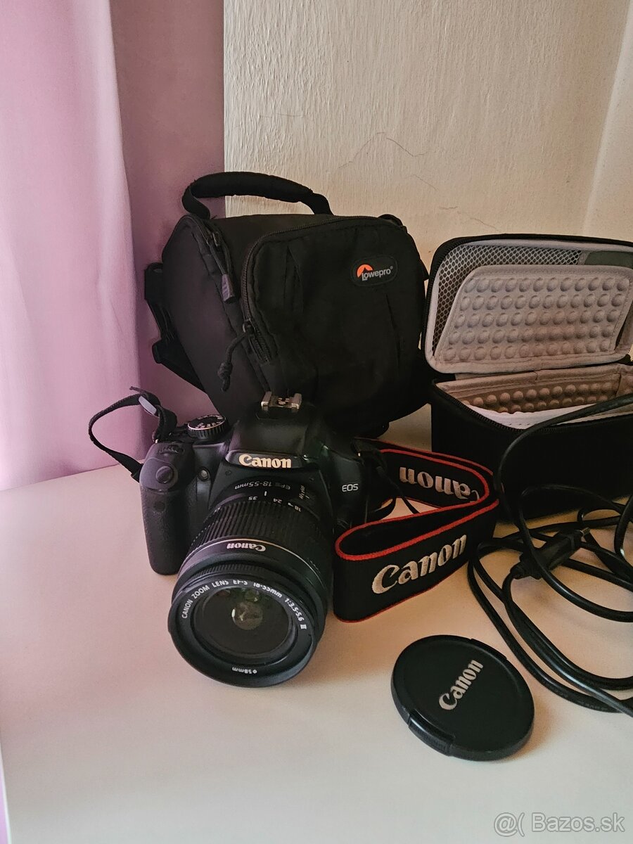 Canon EOS 450D+2 objektívy + príslušenstvo - 3
