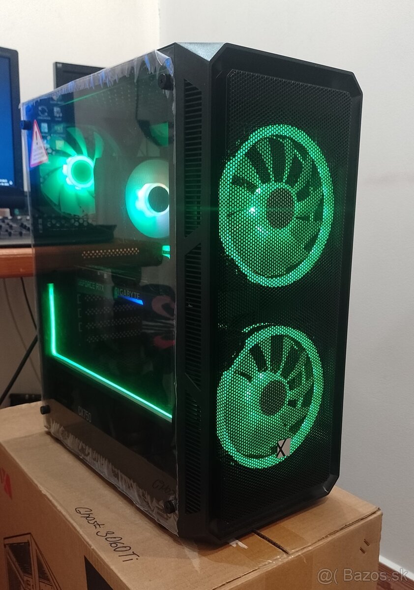 Herný PC- RTX 3070 8GB OC / Ryzen5 3600 / 32GB / NVMe+SSD - 3