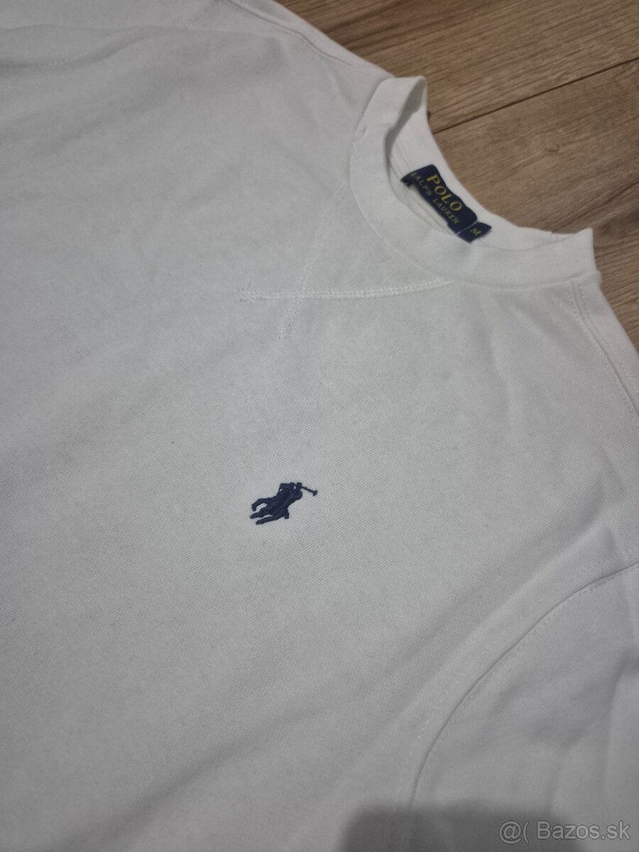 Nová pánska mikina Ralph Lauren biela M - 3