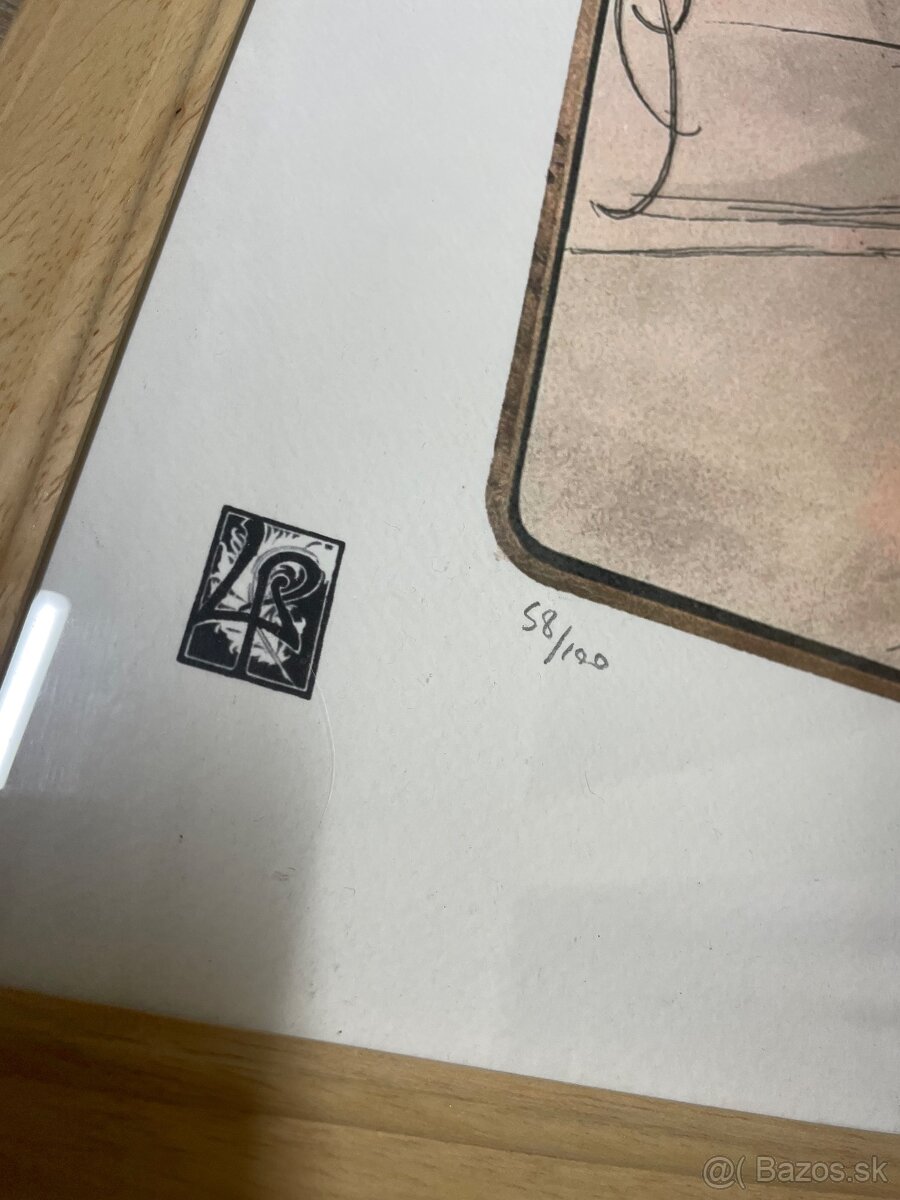 Alfons Mucha 4x jar leto jesen zima certifikat - 3