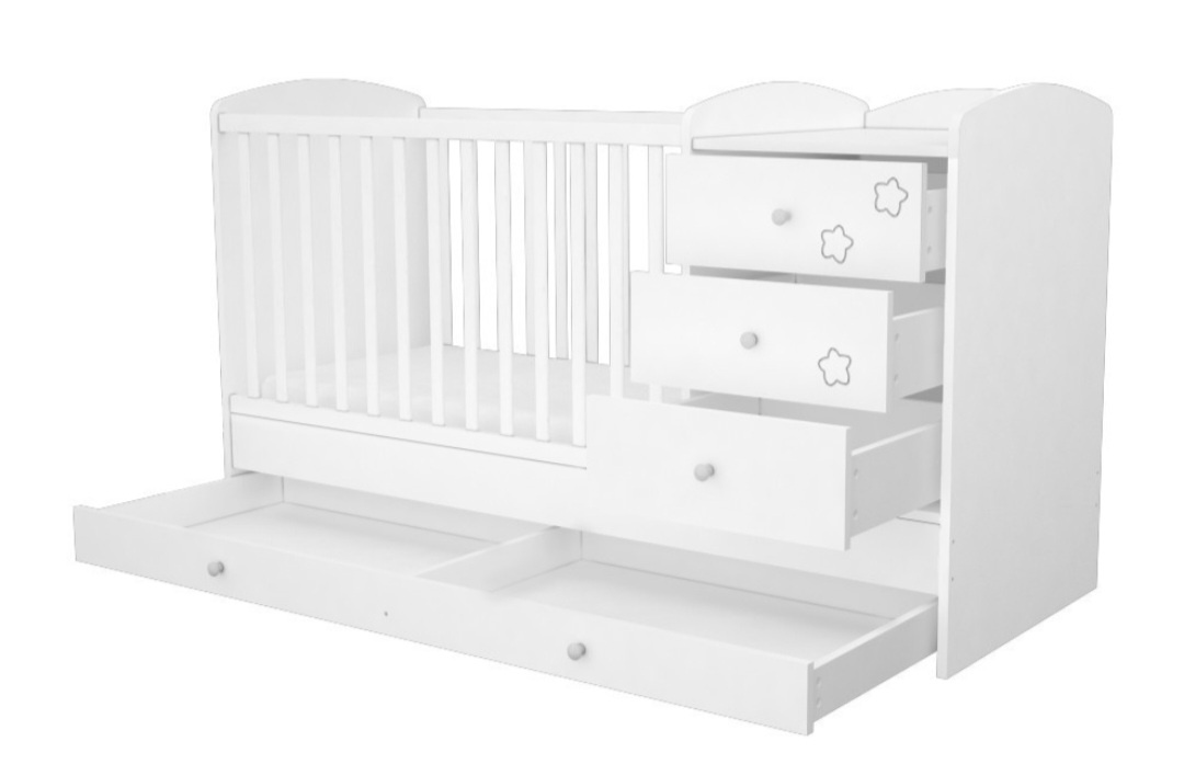 Detská posteľ Maxi Kombi so 4 zásuvkami - 3