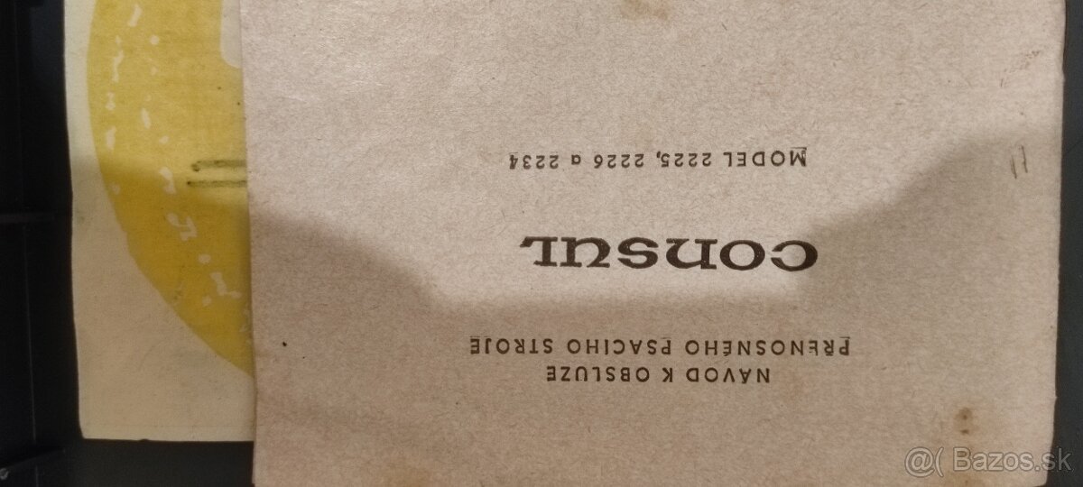 Písací stroj Consul 2226 - 3