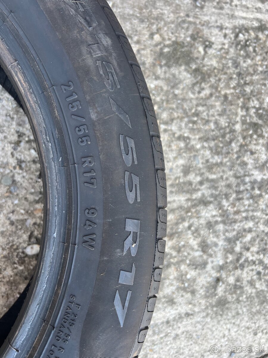 Letné pneumatiky Pirelli 215/55 R 17 - 3