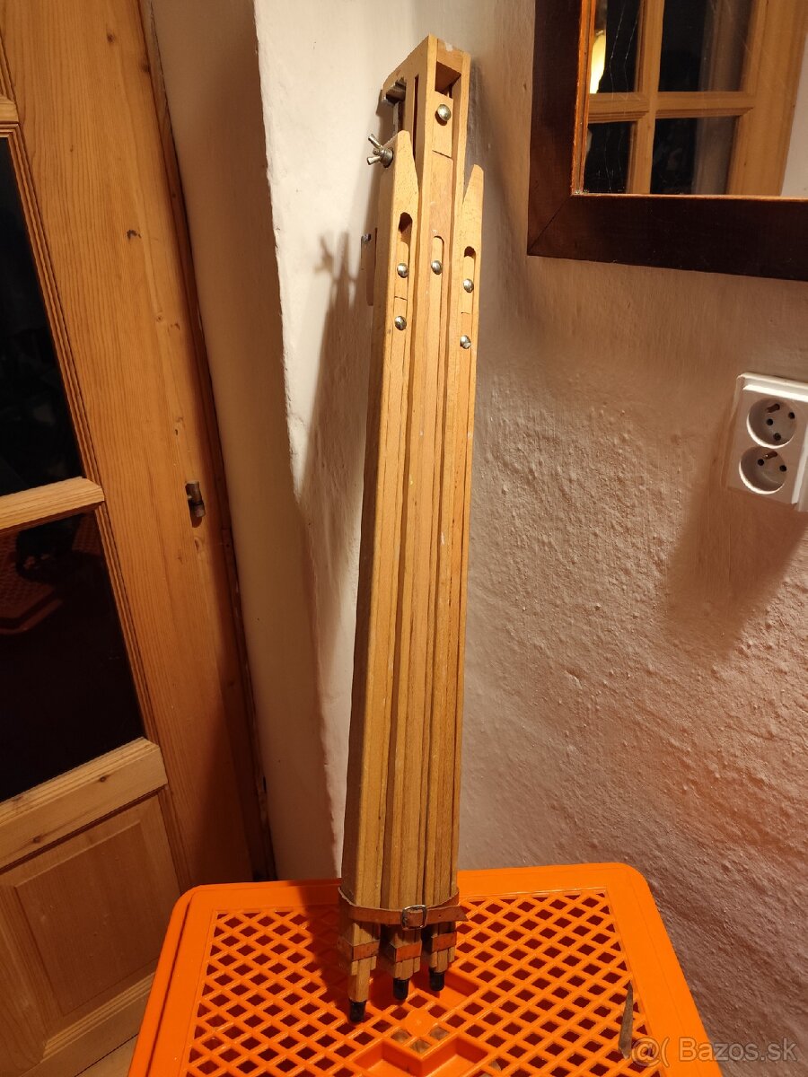 Drevený retro maliarsky stojan - 3